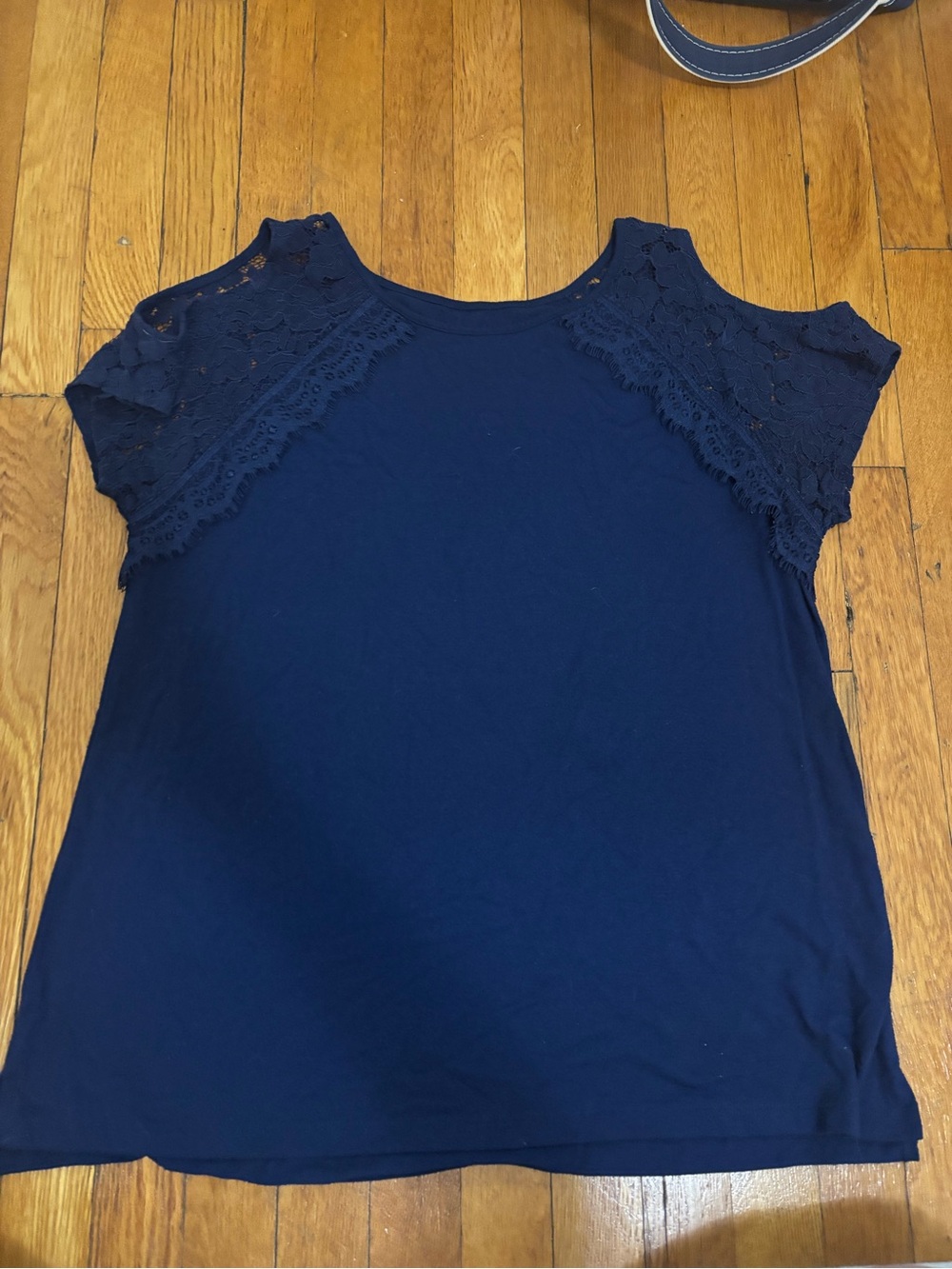 St John’s Bay Lace Shoulder Top